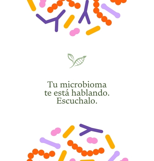 Pieza visual desarrollada para SANA Genética y Bienestar relacionada con estrés, salud integral y medicina del estilo de vida.